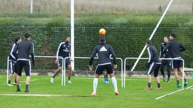 Entrenamiento de Osasuna en Tajonar.