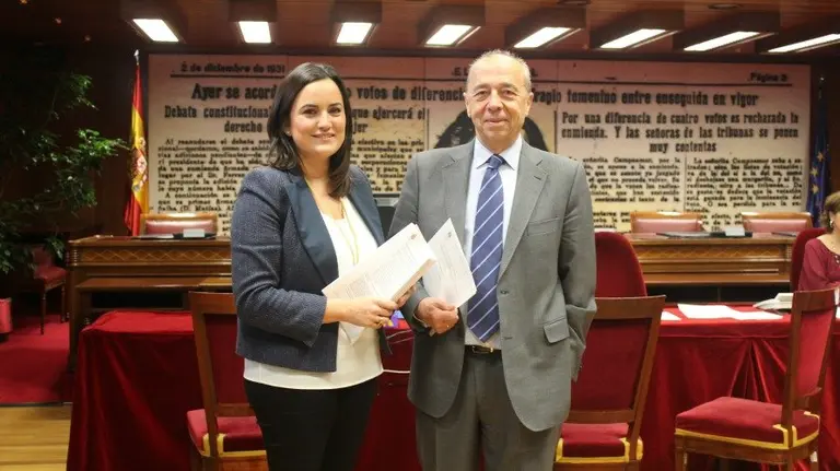 Cristina Sanz y José Cruz Pérez Lapazarán.