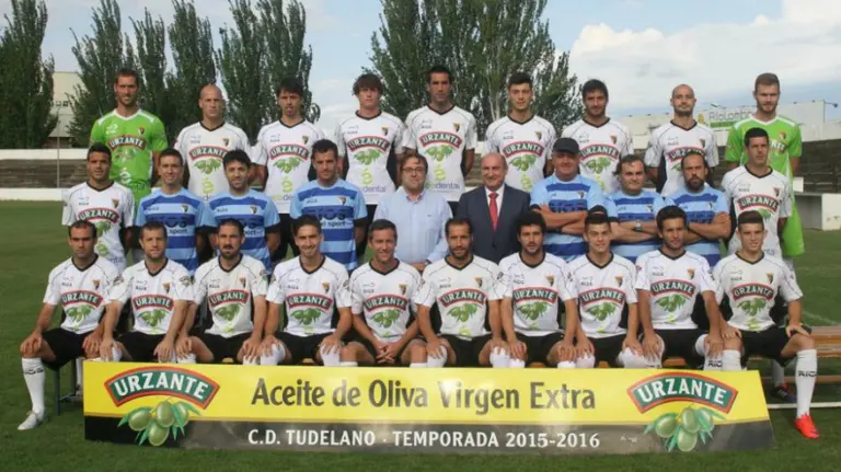 Plantilla del CD Tudelano 2015-16.