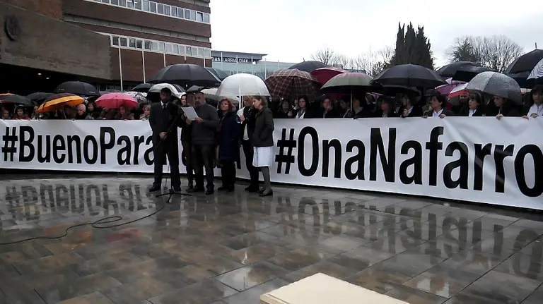 Trabajadores de la CUN y la Universidad de Navarra.