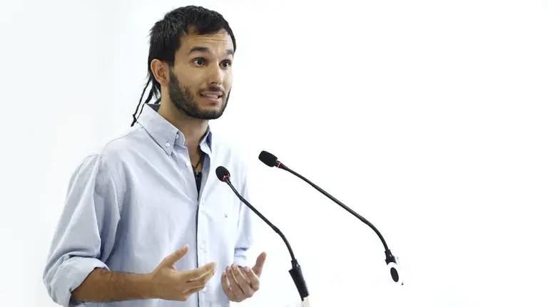 El diputado de Podemos en la Asamblea de Madrid Miguel Ardanuy. EP