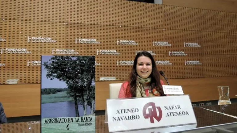 La escritora navarra Yolanda Patricia Almeida Rodríguez.