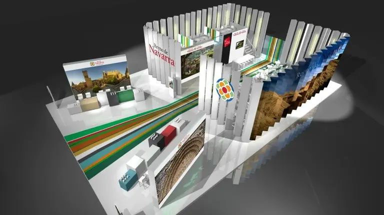 Las fotografías de alta calidad, protagonistas del stand de Navarra.