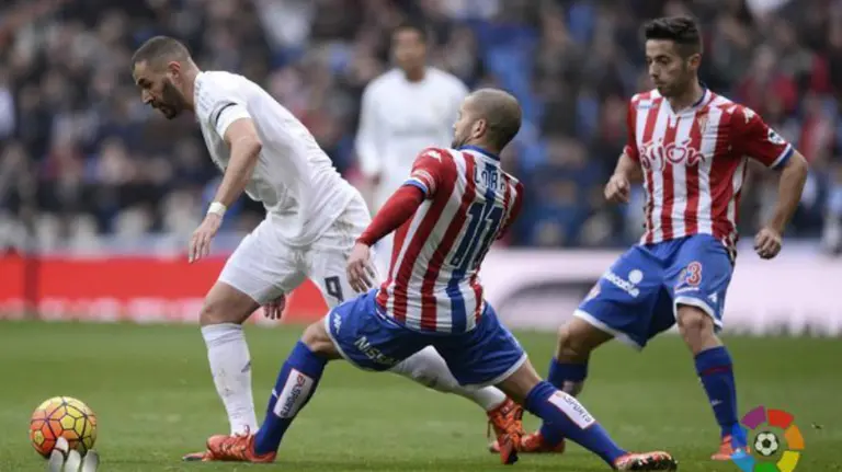 Partido R. Madrid - Sporting.