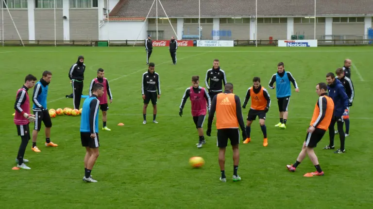 Entrenamiento de Osasuna en Tajonar.