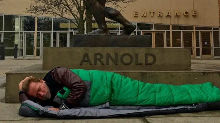 La fotografía que Arnold Schwarzenegger ha publicado en su Instagram.