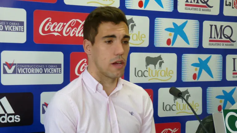 Álex Sánchez en rueda de prensa.