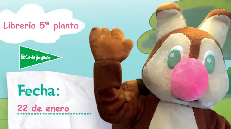 Rasi, la entrañable ardilla protagonista de una serie de libros infantiles.