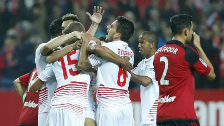 Partido Sevilla - Mirandés de la Copa del Rey. Foto twitter La Liga.