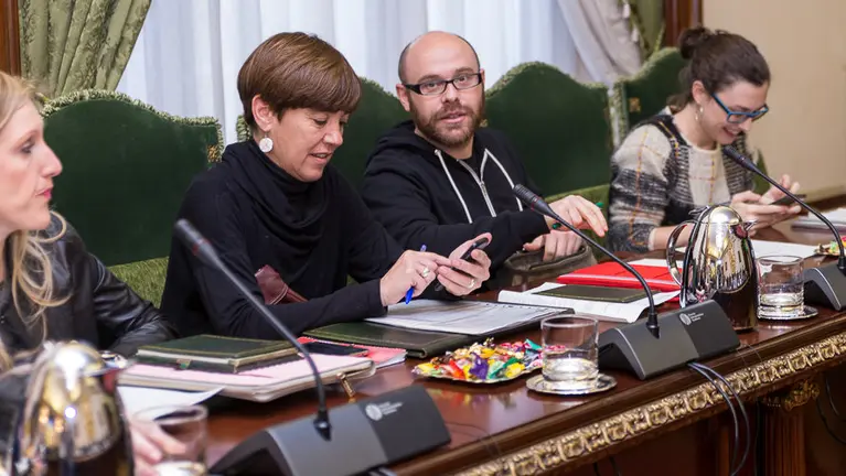 Concejales de Aranzadi en el Ayuntamiento de Pamplona. IÑIGO ALZUGARAY