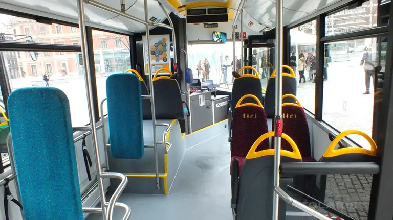 Interior de una villavesa nueva. S.REDÍN