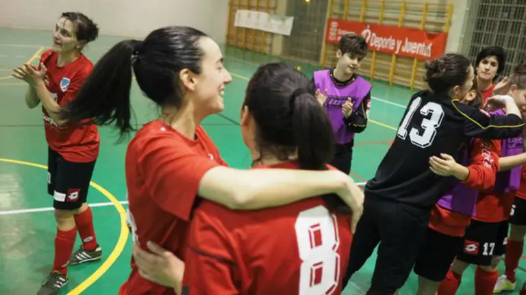 Alegría del Lacturale Gurpea Orvina. Foto twitter del equipo navarro.