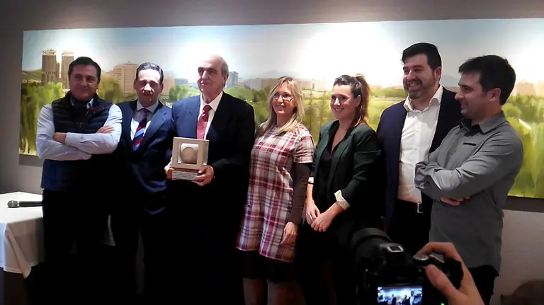 Entrega del premio Periodistas de Navarra 2016.