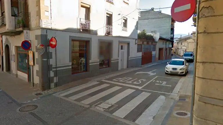 Calle Juan de Berrueta, Sangüesa.
