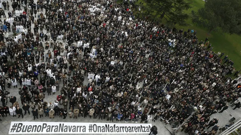 Concentración contra el fin del convenio de la CUN.