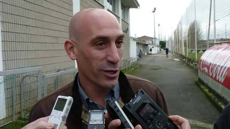 Luis Rubiales en Tajonar.