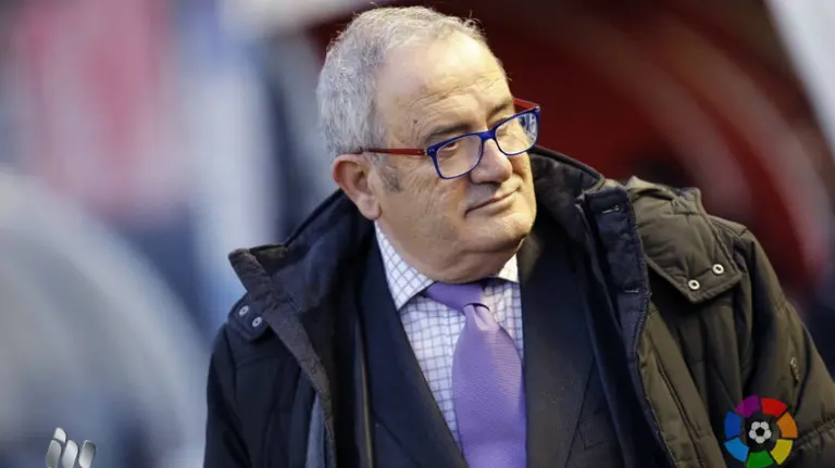 Luis Sabalza preside el CA Osasuna.