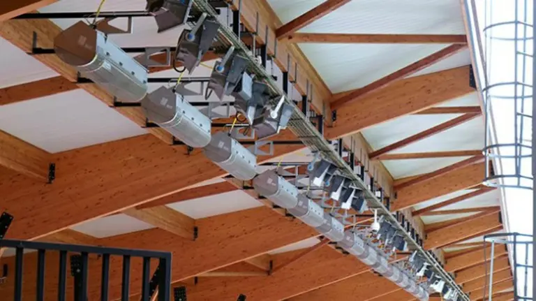 Calefactores en el campo del Numancia. Foto web CD Numancia.