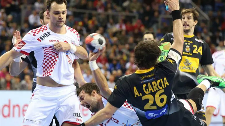 Semifinal España - Croacia. Efe.