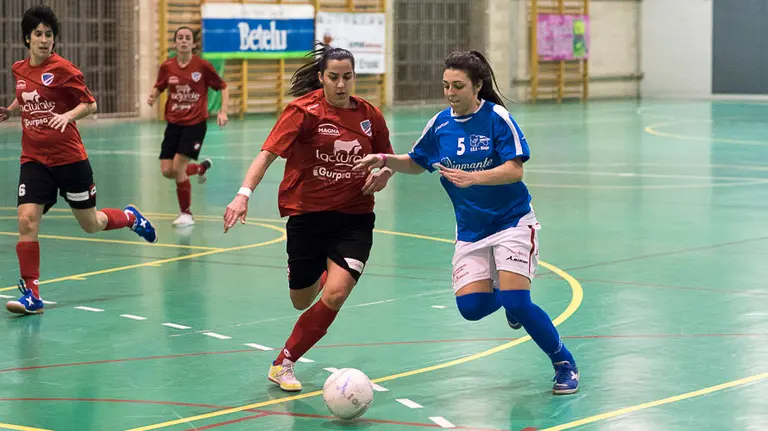 Partido del Orvina en el pabellón Ezkaba.