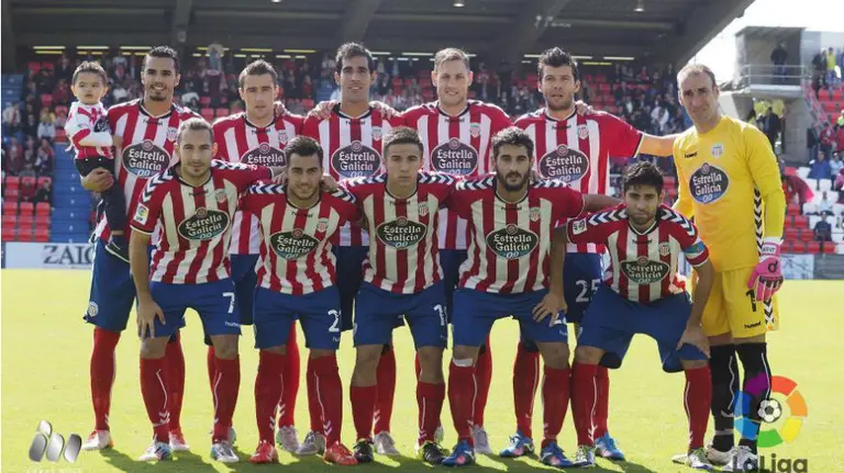 Alineación del CD Lugo en el Anxo Carro.