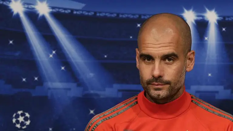 El entrenador catalán Pep Guardiola. Efe.