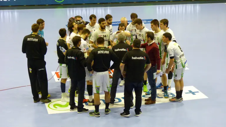 Tiempo muerto del Helvetia Anaitasuna.