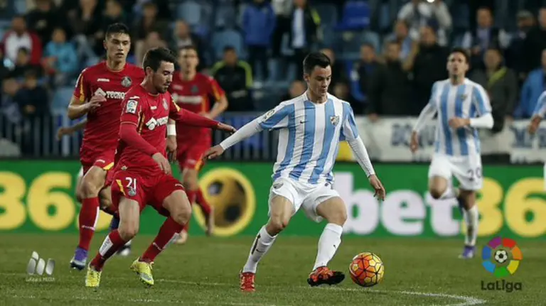 Partido Málaga - Getafe.