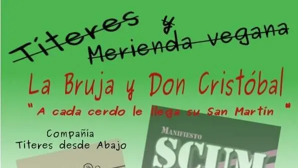 Cartel de los títeres de Tetuán.