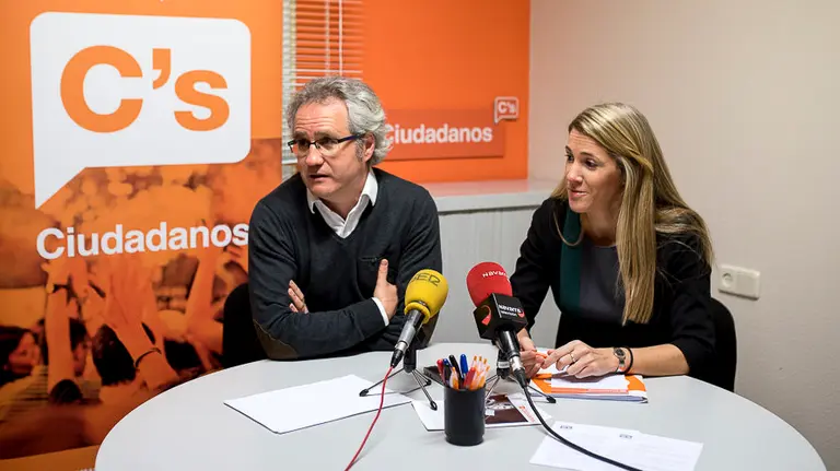 Presentación de la nueva sede de Ciudadanos en Pamplona. PABLO LASAOSA 1