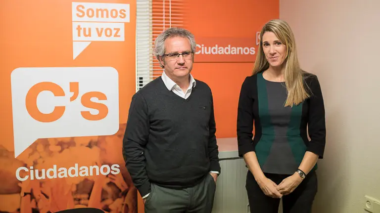 Presentación de la nueva sede de Ciudadanos en Pamplona. PABLO LASAOSA 3