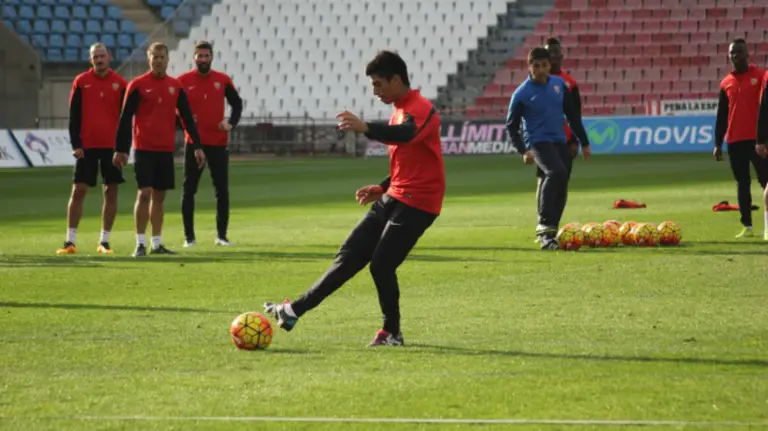 Entrenamiento de la UD Almería. Foto web udalmeriasad.com