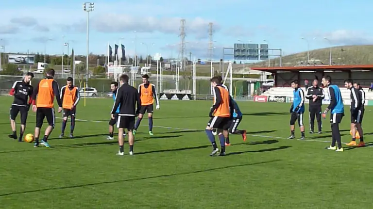 Entrenamiento de Osasuna en Tajonar.