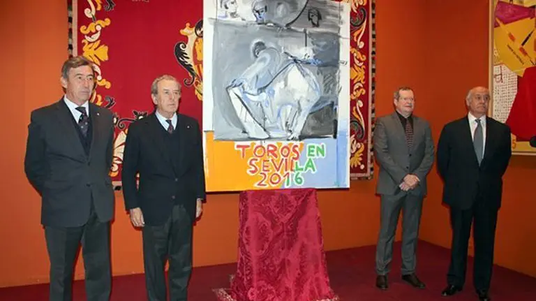 Presentación del cartel en la Maestranza de Sevilla