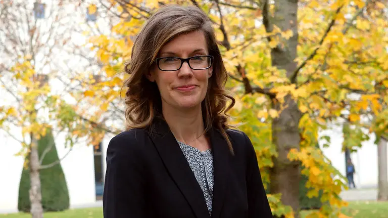 Leyre Elizari Urtasun, en la UPNA.