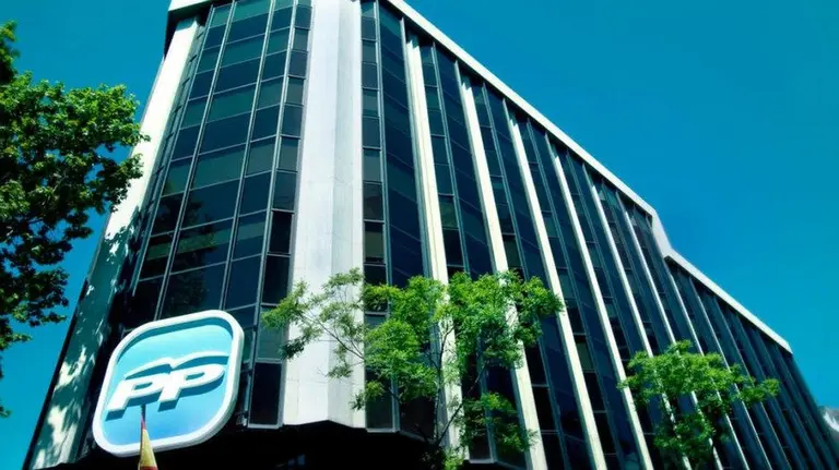 Sede del Partido Popular en la madrileña calle Génova. EFE