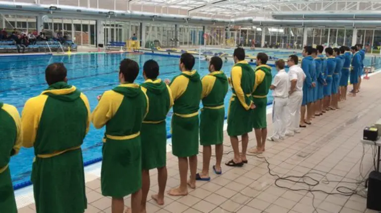 Partido del Waterpolo Navarra. Foto web WP Navarra.