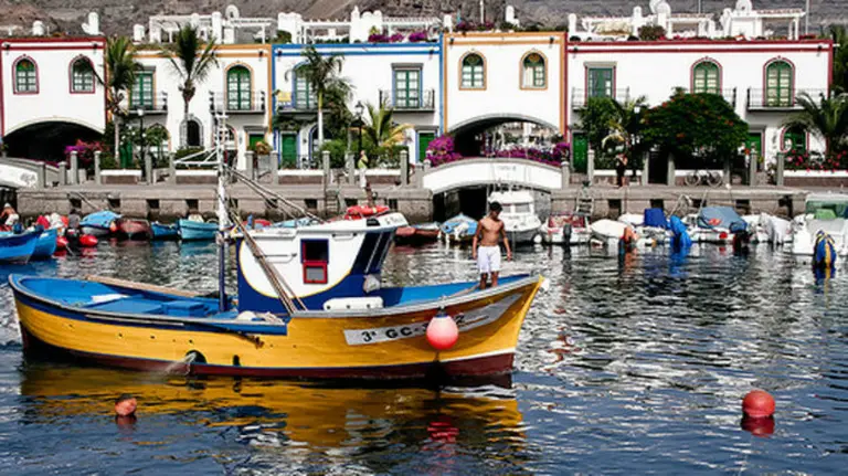 Barco Pesquero en Puerto Mogán