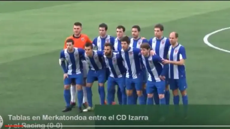 Partido Izarra - Racing Santander.