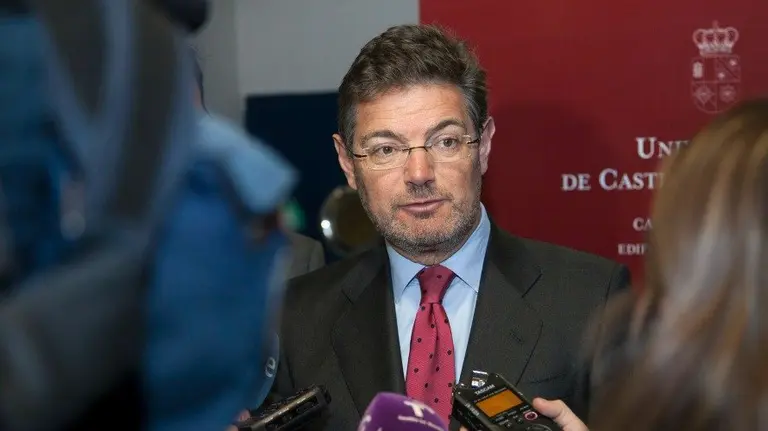 El ministro de Justicia en funciones, Rafael Catalá