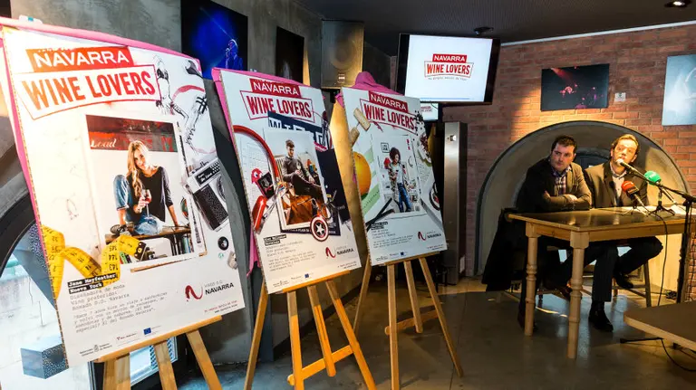 David Palacios, presidente del Consejo Regulador de la  D.O. Navarra y Jordi Vidal, gerente del Consejo Regulador de la D.O. Navarra.