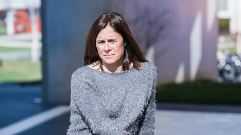 La alpinista Edurne Pasaban.