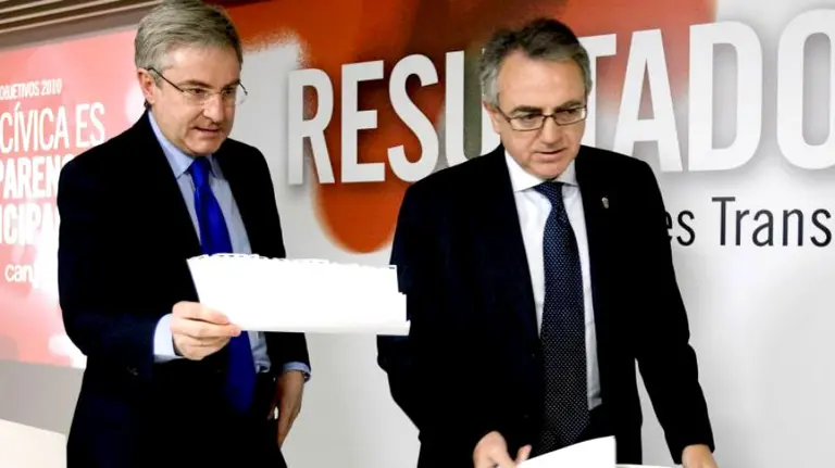 Enrique Goñi y Miguel Sanz.