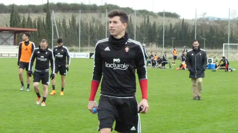 David García en las instalaciones de Tajonar.