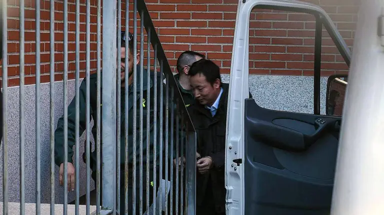 Uno de los detenidos del banco chino ICBC