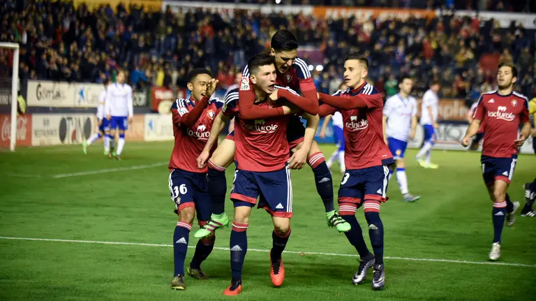 Osasuna Zaragoza. Pablo Lasaosa.