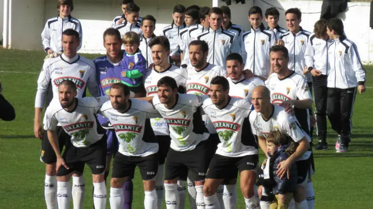 Alineación del Tudelano. Foto web CD Tudelano.