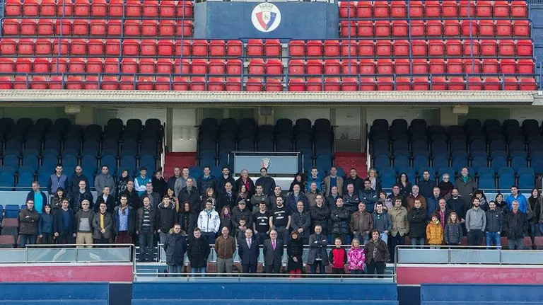 Ccto de Ayuntamientos Osasunistas celebrado el pasado domingo en El Sadar.