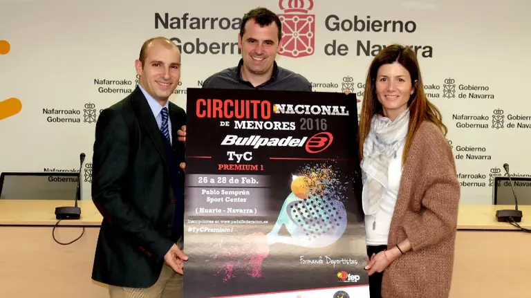 Presentaci&oacute;n del torneo en la casa del Deporte.