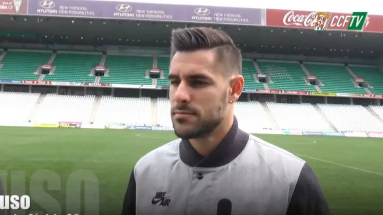 Luso es jugador del Córdoba CF.